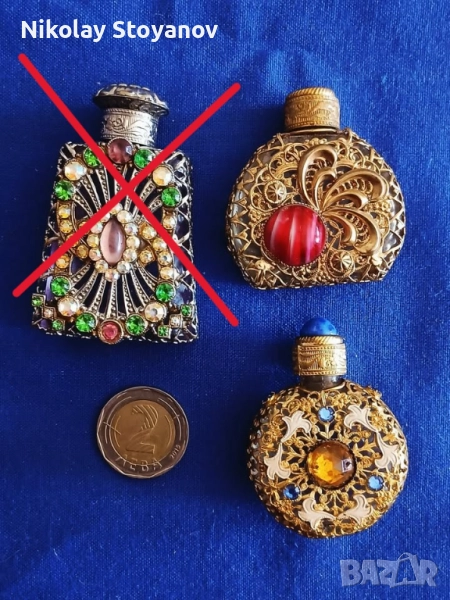 стари шишенца от парфюм, снимка 1