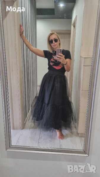 Разкроена пола от тюл, снимка 1