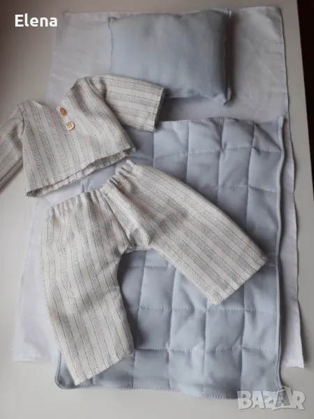 Спален комплект с пижама за кукла Бейби Борн, снимка 1