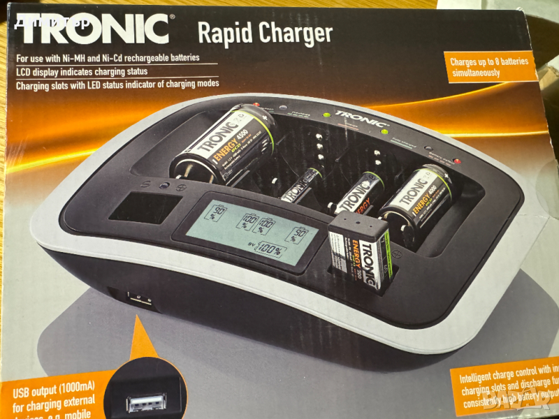 Универсалното зарядно устройство за батерии Tronic, снимка 1