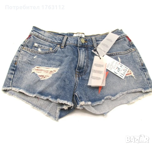 TOMMY HILFIGER "Gigi Hadid" размер 27" дамски деним панталонки, снимка 1