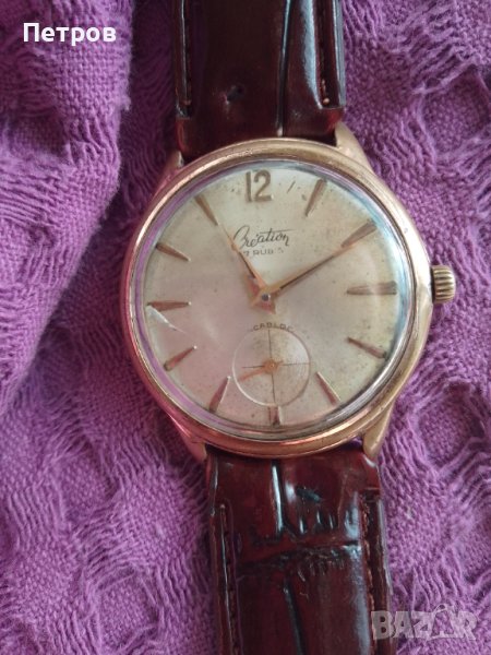 часовник швейцарски механичен creation, снимка 1