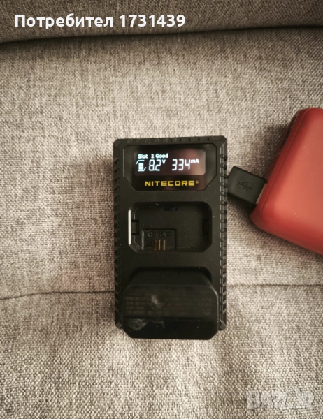 Зарядно за батерия Sony NP-FW50, снимка 1