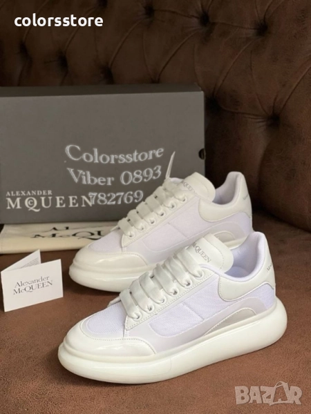 Бели кецове Alexander McQueen/BR59b, снимка 1