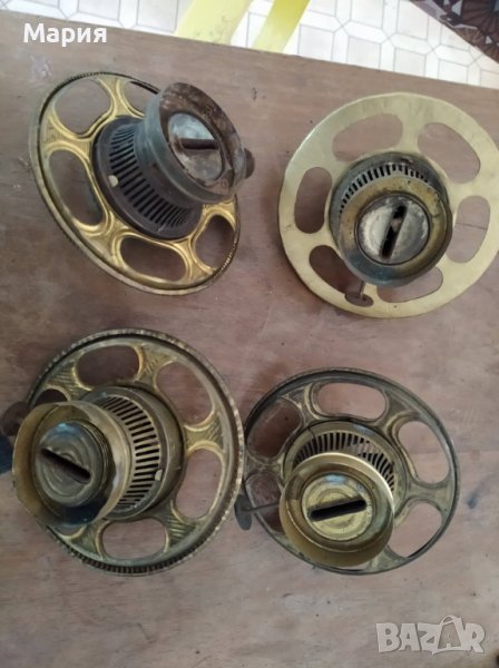 Машинки за газени лампи с подложка за абажур, снимка 1