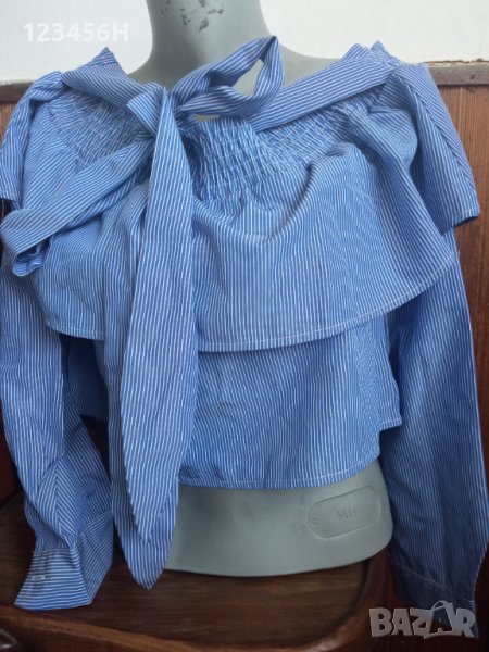 Елегантна къса блузка , снимка 1