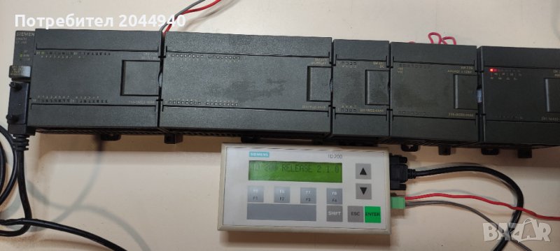 PLC Siemens Simatic S7-200 Програмируем логически контролер с разшерителни модули , снимка 1