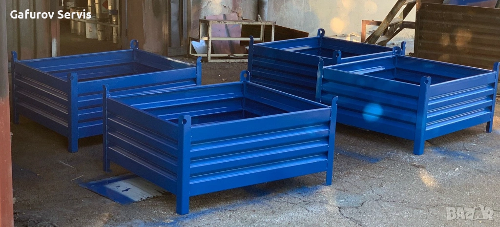 Метална палетна каса – затворен вариант, снимка 1