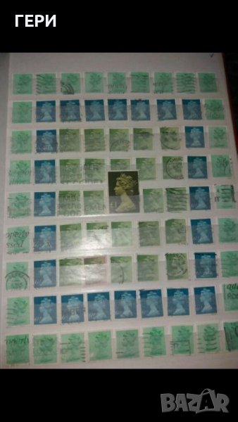 Албум с английски марки, снимка 1