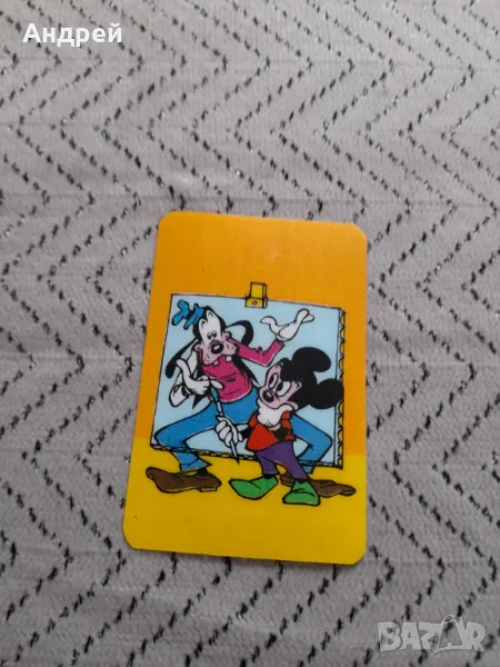Календарче Мики Маус,Гуфи 1990, снимка 1