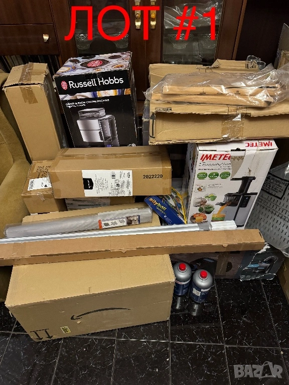 РАЗПРОДАЖБА на ЛОТОВЕ/ПАЛЕТА с Електроуреди и Стоки за Дома + ОПИС, НА ЕДРО!, снимка 1