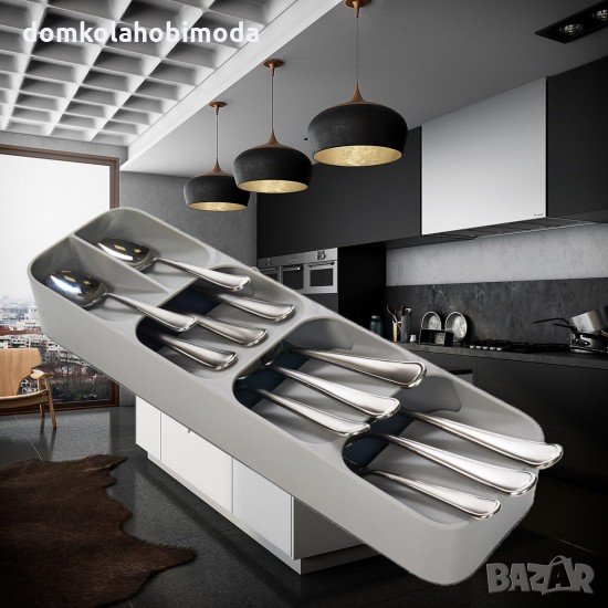 Органайзер за прибори, 11x39x5,5 см, Наличен в два цвята, снимка 1