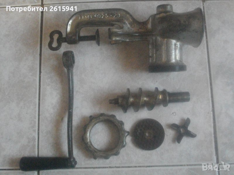 РЕТРО/ВИНТИДЖ-1973г.-СССР-Месомелачка №5-Отлчна-Почти Нова-За Мелене Месо/Плодове/Зеленчуци-Чугунена, снимка 1