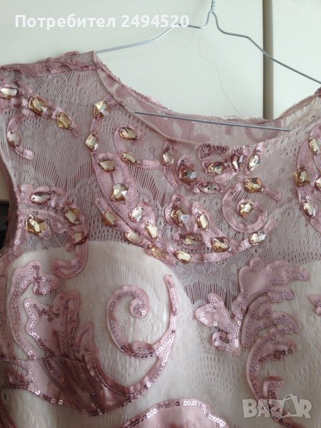 Официална рокля с камъни и пайети размер Paula Richi С/М, снимка 1