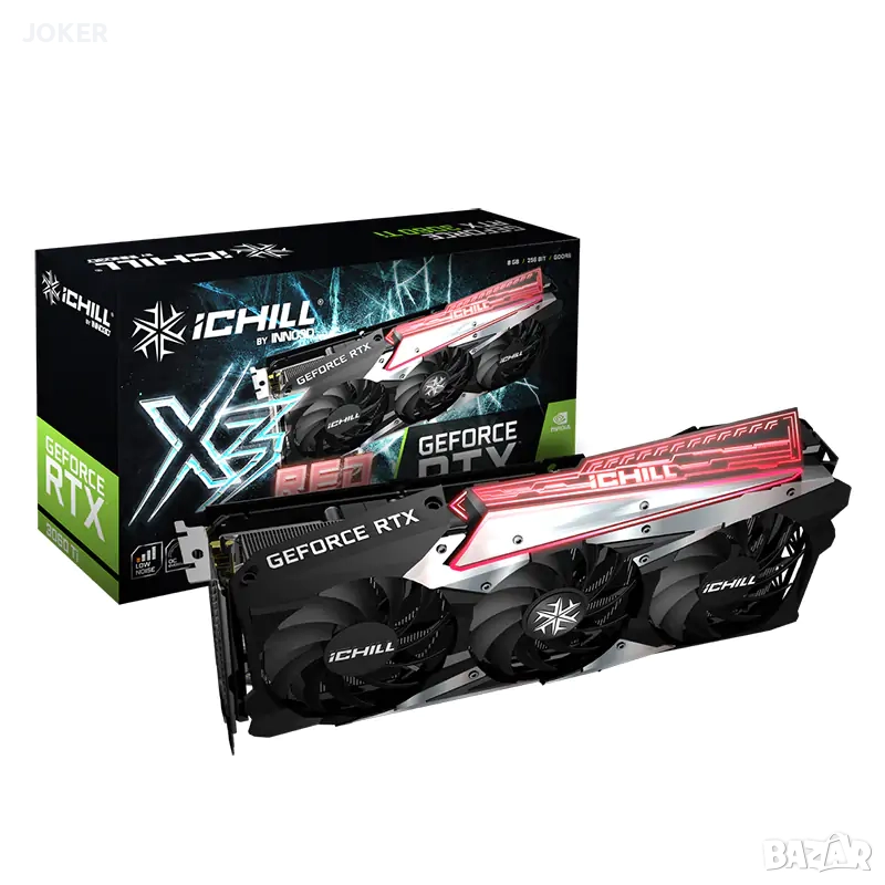 INNO3D GEFORCE RTX™ 3060 ICHILL X3 RED 12 GB , снимка 1
