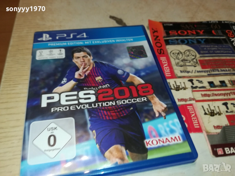 SONY PS4 GAME PES 2018 0610251319, снимка 1