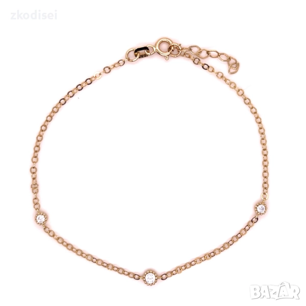 Златна дамска гривна 1,25гр. 20,0см. 14кр. проба:585 модел:33661-2, снимка 1