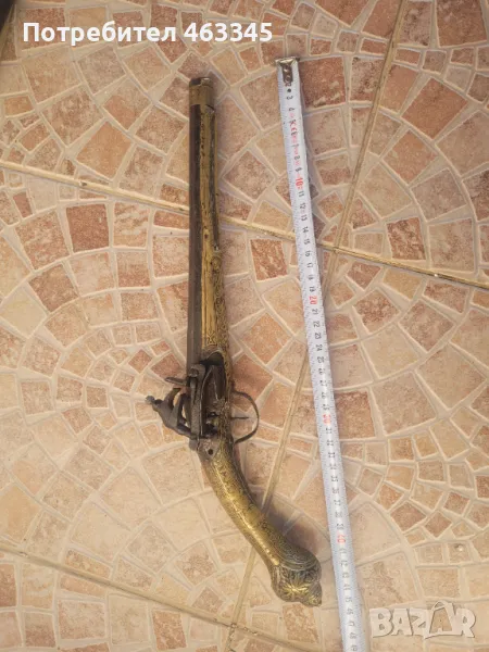 Арнаутски пистолет, пищов, кремъклия, евзалия, снимка 1
