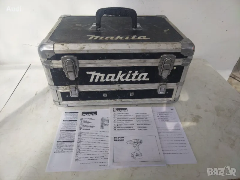 Алуминиев куфар за инстрименти MAKITTA  Бонус 4 книжки с инструкции и упътване за винтоверт MAKITTA, снимка 1
