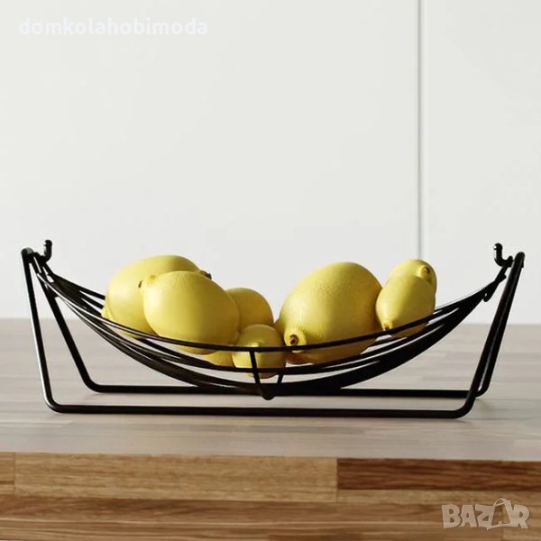 Фруктиера във формата на люлка.Метална,33x18x11cm, снимка 1