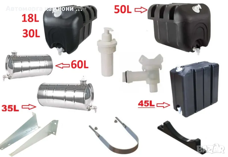 Туба Резервоар Казанче за вода 18л 30л 35л 45л 50л 60л, снимка 1