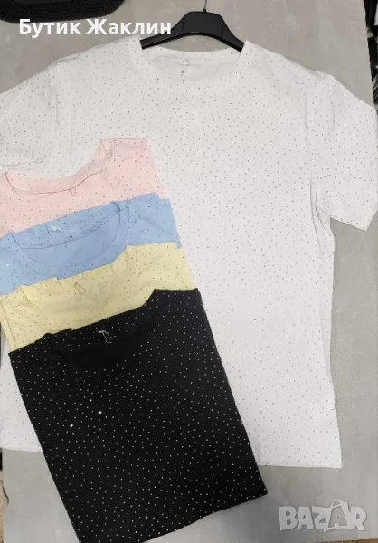 Дамски тениски с камъни, снимка 1