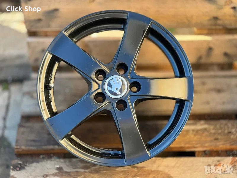 5х100 15 Цола Лети Джанти Skoda Fabia 5x100 Шкода Фабиа, снимка 1