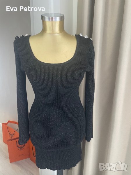 Дамска рокля по модел на Balmain S,M,L, снимка 1