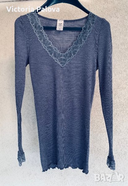 Скъпа нежна блуза меринос и коприна  Швейцария, снимка 1