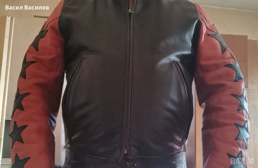 Кожено яке телешки бокс, снимка 1