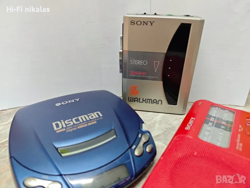 SONY WALKMAN WM 34 SONY Discman D-191 SONY ICF-380, снимка 1