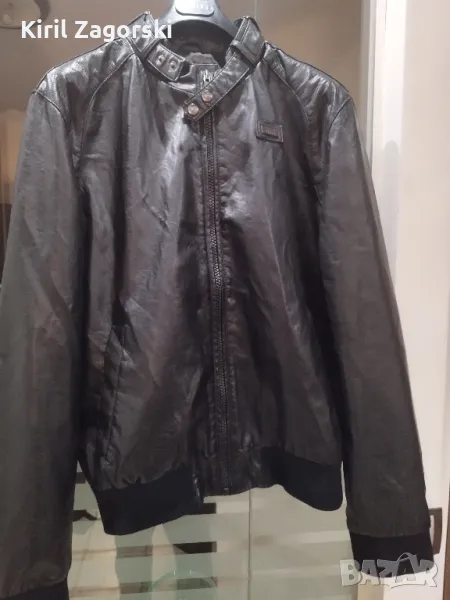 {PROMO} Мъжко кожено яке ECKO XL, снимка 1