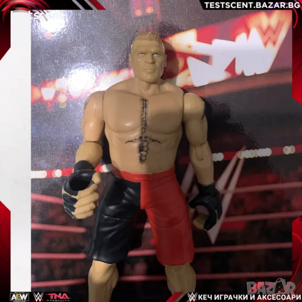 Екшън фигура WWE Brock Lesnar Брок Леснар Super Striker играчка WWE MMA UFC, снимка 1