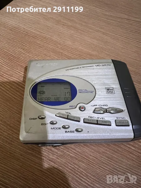 Minidisc плеър Sharp за ремонт, снимка 1