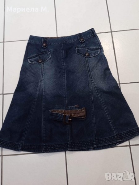 Дънкова пола, S, нова, снимка 1