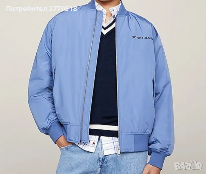 Мъжко зимно яке, бомбер Tommy Jeans, снимка 1