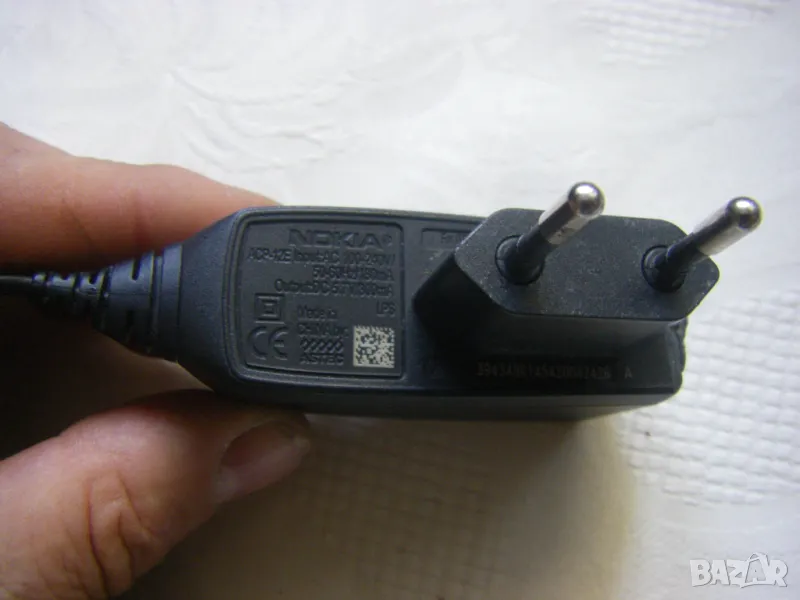 Зарядно Nokia ACP-12E, жак 3.5мм, снимка 1
