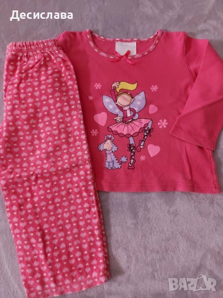 Пижама за момиченце в две части размер 2-4 години, снимка 1