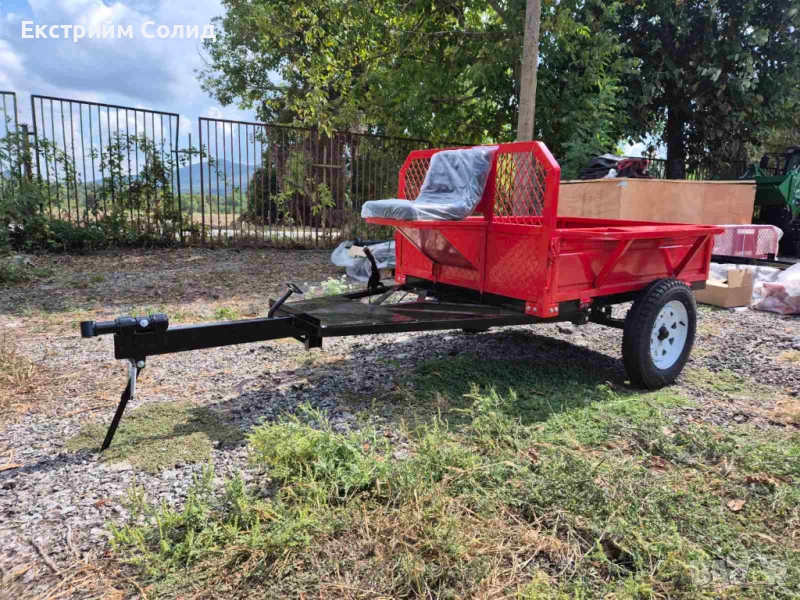 Ремарке - 600 кг - Trailer - 600 XS - Съвместимо с мотофрези, снимка 1