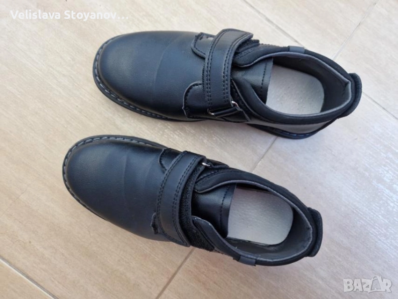 Официални черни обувки за момче 5-6 год, снимка 1