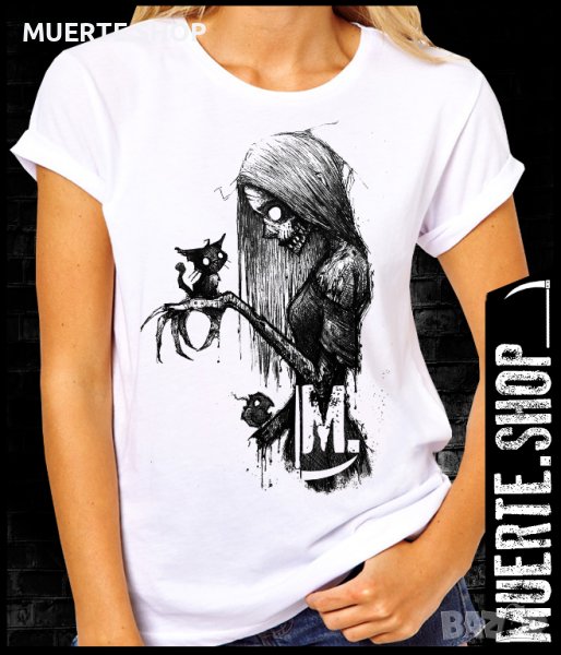 Дамска тениска с щампа CREEPY FRIENDSHIP, снимка 1