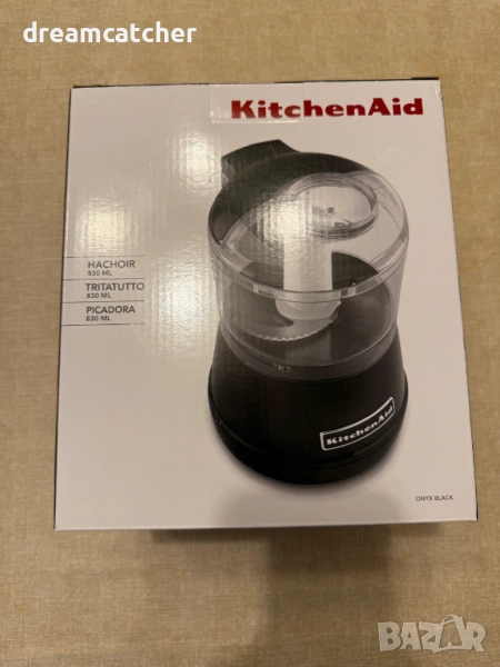 Мини Чопър KitchenAid 5KFC3516EOB/5KFC3515EOB, Onyx Black, снимка 1