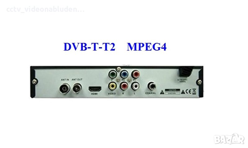 Dvb-t T2 приемник декодер за ефирна цифрова телевизия -  Usb, Hdmi, снимка 1