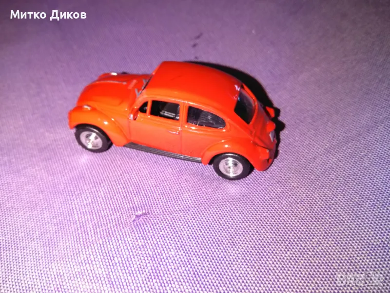 Lucky Die Cast 1967 Volkswagen Beetle IOB Welly колекционерска количка, снимка 1