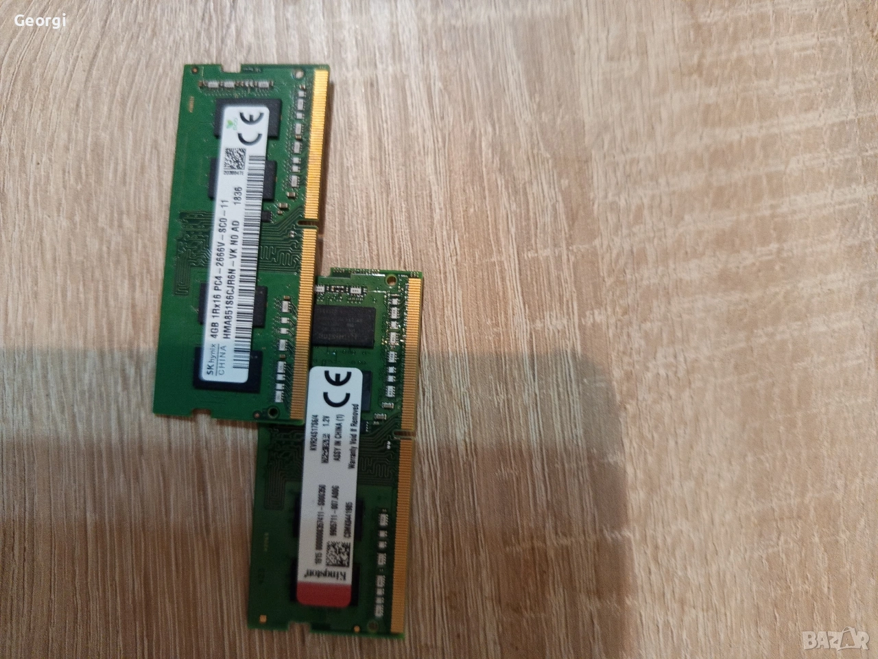 RAM ddr4 8gb (2x4gb) за лаптопи, снимка 1