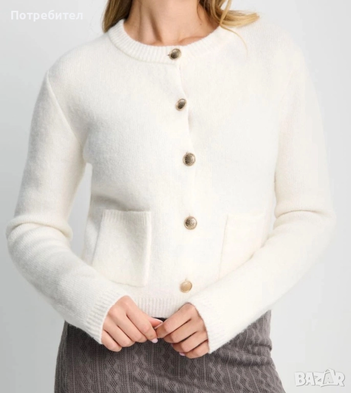 Жилетка  със златисти копчета !!, снимка 1