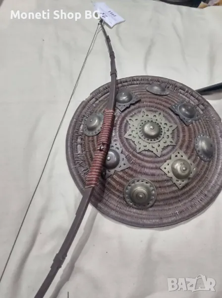 Боен лък и щит от Индонезия участвали във войноите на Ачех, снимка 1