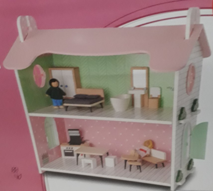 Дървена къща за кукли в Играчки за стая в гр. Бургас - ID34651862 — Bazar.bg