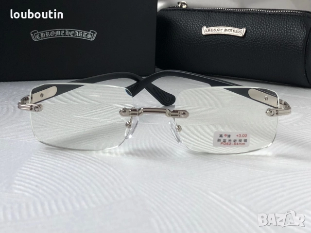 Chrome Hearts очила за четене диоптър +1 +1,5 +2 +2,5 +3 +3,5 +4, снимка 7 - Слънчеви и диоптрични очила - 52515869