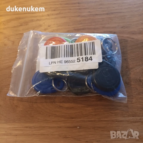 RFID ключодържатели 125 kHz EM4100 – комплект 10 бр., снимка 3 - Други - 53255573